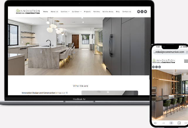 SEO-driven website redesign studio